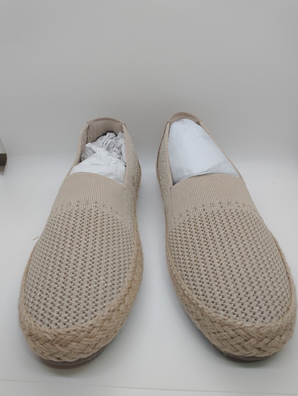 Easy Spirit Hassie Espadrille Slip-On Women's Shoe Light Natural Size 8.5